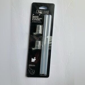 CamelBak Eddy+ Bottle Bite Valves & Straws – Clear (2-Pack)